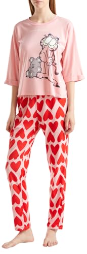 United Colors of Benetton Damen Hose 3mr73f03h Pyjamahose, Mehrfarbig, L von United Colors of Benetton