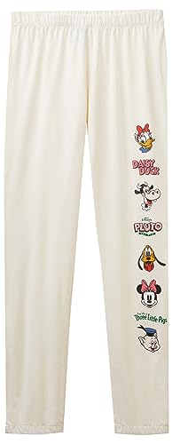 United Colors of Benetton Damen Hose 3y5e3f02o Pyjamahose, Bianco Panna 0r2, M von United Colors of Benetton