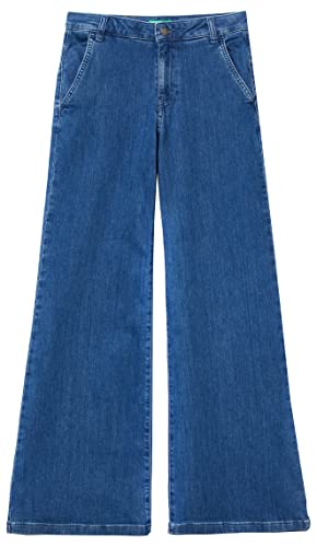 United Colors of Benetton Damen Hose 4ac6574x5 Jeans, Blue Denim 902, 40 von United Colors of Benetton