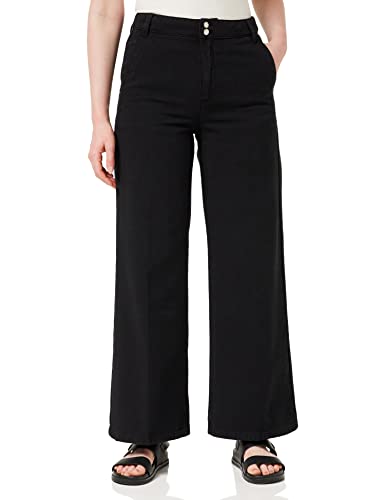 United Colors of Benetton Damen Hose 4dukdf032 Jeans, Schwarz 100, 48 von United Colors of Benetton