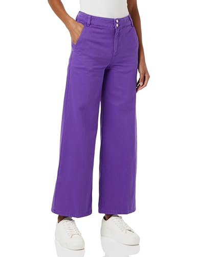 United Colors of Benetton Damen Hose 4dukdf032 Jeans, Violett Denim 30f, 40, 34 von United Colors of Benetton