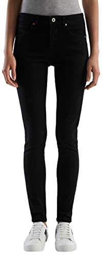 United Colors of Benetton Damen Hose 4nf1574k5 Jeans, Schwarz Denim 800, 27 EU von United Colors of Benetton