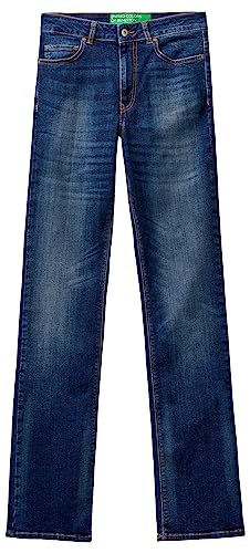 United Colors of Benetton Damen Hose 4orhde00g Jeans, Dunkelblau Denim 901, 26 EU von United Colors of Benetton