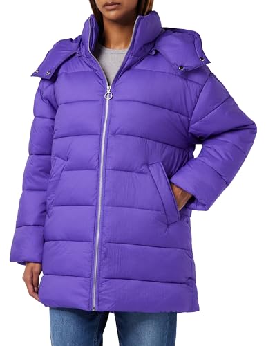 United Colors of Benetton Damen Jacke 2sywdn03b Lange Daunenjacke, Violett 30 F, M von United Colors of Benetton