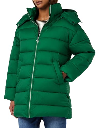 United Colors of Benetton Damen Jacke 2sywdn03b Lange Daunenjacke, Waldgrün 1u3, L von United Colors of Benetton