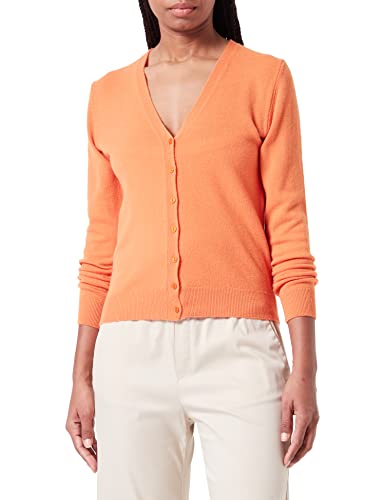 United Colors of Benetton Damen M/L 1002D6879 LANGÄRMLIGE Strickjacke, Orange C10, S von United Colors of Benetton