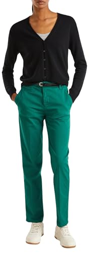 United Colors of Benetton Damen M/L 1002D6879 Strickjacke, Schwarz, M von United Colors of Benetton