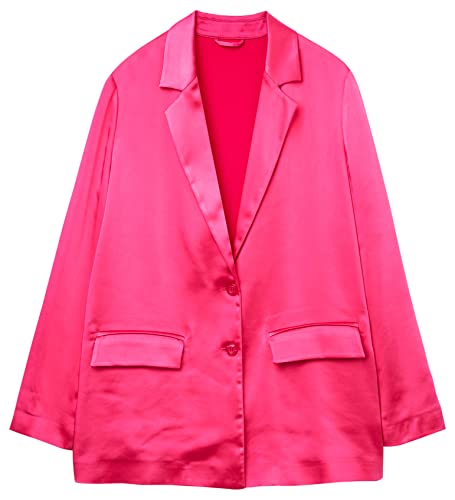 United Colors of Benetton Damen M/L 20v4dw00u Jacke, Fuchsia Purple 02a, 34 von United Colors of Benetton