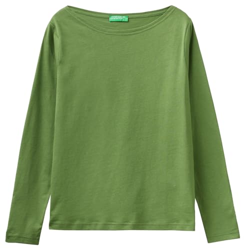 United Colors of Benetton Damen M/L 3096D102q T-Shirt, Waldgrün 2g3, Large von United Colors of Benetton