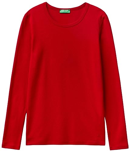 United Colors of Benetton Damen M/L 3ga2e16f9 T-Shirt, Rot 0v3, Medium von United Colors of Benetton