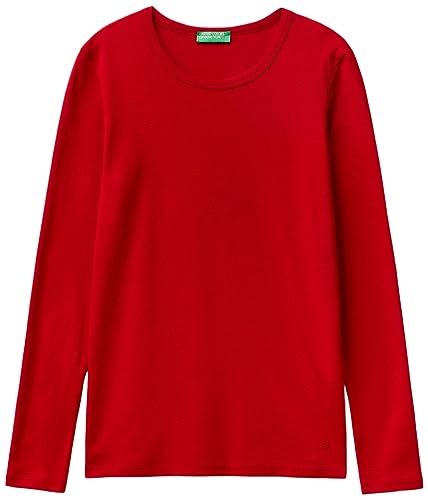 United Colors of Benetton Damen M/L 3ga2e16f9 T-Shirt, Rot 0v3, XS, X-Small von United Colors of Benetton