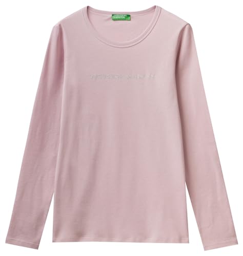 United Colors of Benetton Damen M/L 3ga2e16g0 T-Shirt, Lila 24d, Medium von United Colors of Benetton