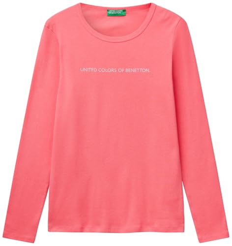 United Colors of Benetton Damen M/L 3ga2e16g0 T-Shirt, Rosa, Large United Colors of Benetton Damen M/L 3ga2e16g0 T-Shirt, Rosa, Large von United Colors of Benetton