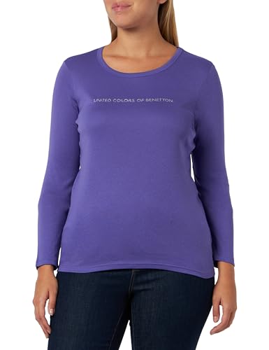 United Colors of Benetton Damen M/L 3ga2e16g0 T-Shirt, Violett 30 F, Small von United Colors of Benetton