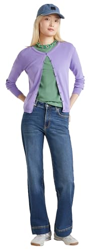 United Colors of Benetton Damen Maglia Coreana M/L 1091d5558 Strickjacke, Immergrün 1w6, XXS von United Colors of Benetton