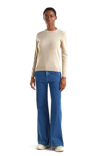 United Colors of Benetton Damen Maglia G/C M/L 1002d1k01 Pullover, Beige 562, L von United Colors of Benetton