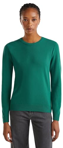 United Colors of Benetton Damen Maglia G/C M/L 1002d1k01 Pullover, Grün_1, S von United Colors of Benetton