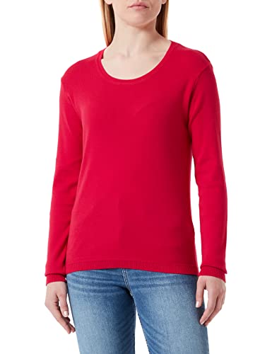 United Colors of Benetton Damen Maglia G/C M/L 1091D1M08 Pullover, Rosso 143, M von United Colors of Benetton