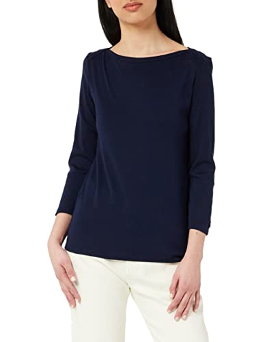 United Colors of Benetton Damen Pullunder Maglia M/L, Blau (Blu 016), S von United Colors of Benetton