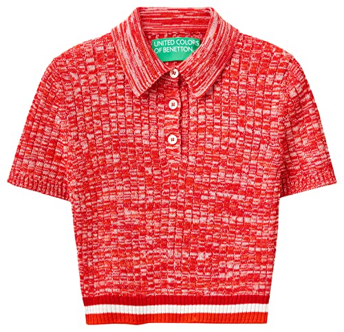 United Colors of Benetton Damen Maglia Polo M/M 1394E300L Pullover, Rosso, XS United Colors of Benetton Damen Maglia Polo M/M 1394E300L Pullover, Rosso, XS von United Colors of Benetton