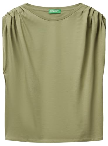 United Colors of Benetton Damen Maglia S/M 3096d10ab T-Shirt, grün, X-Large von United Colors of Benetton