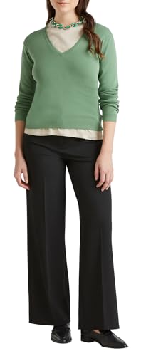United Colors of Benetton Damen Maglia Scollo V M/L 1091d4625 Pullover, grün, S von United Colors of Benetton