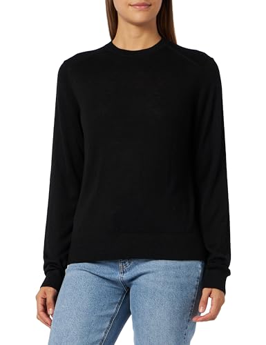 United Colors of Benetton Damen Maschenweite G/C M/L 108ad106b Pullover, Schwarz 700, S von United Colors of Benetton