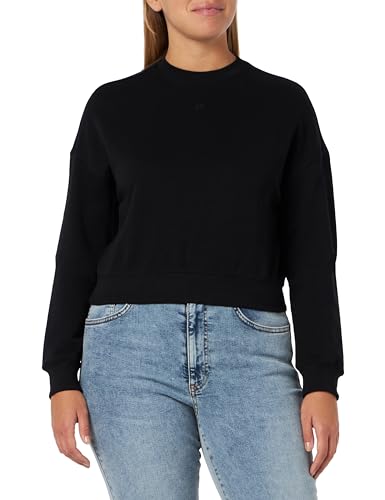 United Colors of Benetton Damen Maschenweite G/C M/L 3J68D104V Sweatshirt, Schwarz 100, XS von United Colors of Benetton