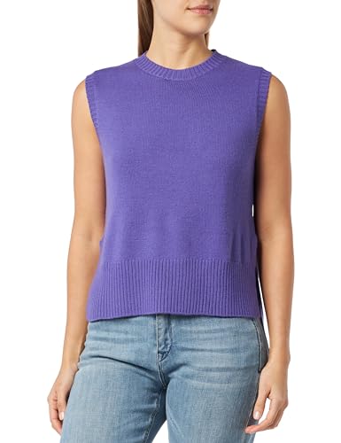 United Colors of Benetton Damen Maschenweite G/C S/M 122nd106i Pullunder, Violett 30 F, L von United Colors of Benetton