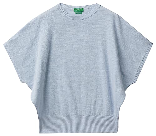 United Colors of Benetton Damen Maschenweite M/M 105gd105v Pullover, Hellblau 3l3, XS von United Colors of Benetton