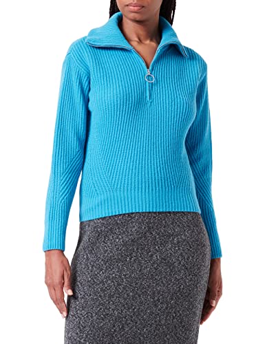 United Colors of Benetton Damen POLOPULLOVER M/L 1244D300A Langarm-Poloshirt, Hellblau 30M, M von United Colors of Benetton