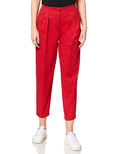 United Colors of Benetton Damen Pantalone 4LB155AC5 Pants, Rosso 207 Rosso, 44 von United Colors of Benetton