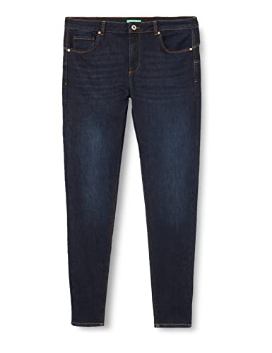 United Colors of Benetton Damen Pantalone 4NF1574K5 Jeans, Blu Scuro Denim 901, 29 von United Colors of Benetton