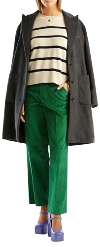 United Colors of Benetton Damen Pantalone 4O1HDF04O Hose, Verde Bosco 1U3, 36 von United Colors of Benetton