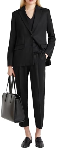 United Colors of Benetton Damen Pantalone 4y09df079 Hose, Schwarz, M von United Colors of Benetton