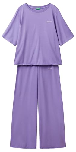 United Colors of Benetton Damen Pig(Maglia+Pant) 35vb3p03p Pyjamaset, blau, 36 von United Colors of Benetton