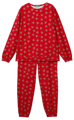 United Colors of Benetton Damen Pig(Trikot + Hose) 38dk3p03l Pyjamaset, Mehrfarbig, S von United Colors of Benetton