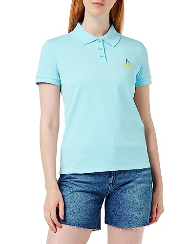 United Colors of Benetton Damen Poloshirt M/M 35u7d3009 Polohemd, Türkis 1y9, X-Small von United Colors of Benetton