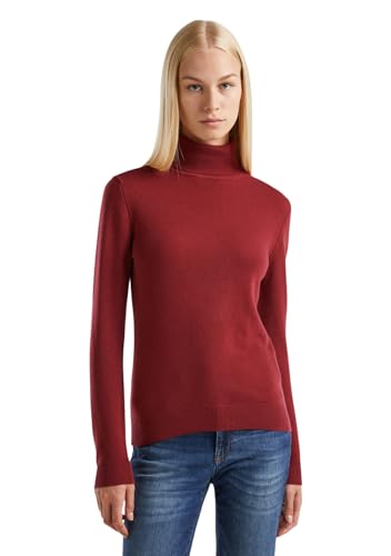 United Colors of Benetton Damen Pullover Radtrikot M/L 1002d2348, Bordeaux 30y, S von United Colors of Benetton