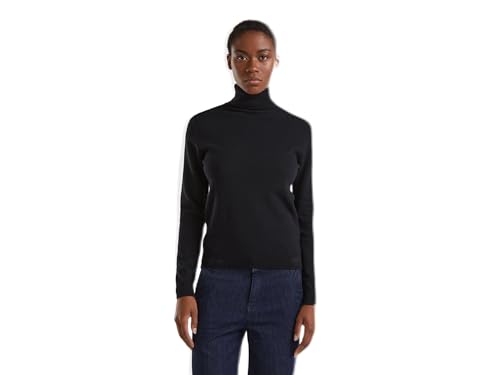 United Colors of Benetton Damen Pullover Radtrikot M/L 1002d2348, Schwarz 1001, M United Colors of Benetton Damen Pullover Radtrikot M/L 1002d2348, Schwarz 1001, M von United Colors of Benetton