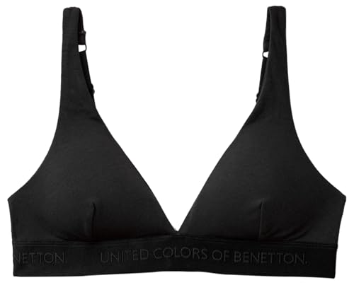 United Colors of Benetton Damen Reggiseno 3OP81R01F Funktionsunterwäsche, Nero, XS von United Colors of Benetton