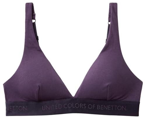 United Colors of Benetton Damen Reggiseno 3OP81R01F Funktionsunterwäsche, Viola, S von United Colors of Benetton