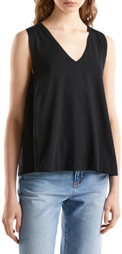 United Colors of Benetton Damen Scollo 'V' 3096d1075 T-Shirt, Schwarz, X-Small United Colors of Benetton Damen Scollo 'V' 3096d1075 T-Shirt, Schwarz, X-Small von United Colors of Benetton