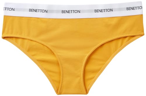 United Colors of Benetton Damen Slip 3OP81S00T Funktionsunterwäsche, Giallo Ocra 0D6, S von United Colors of Benetton