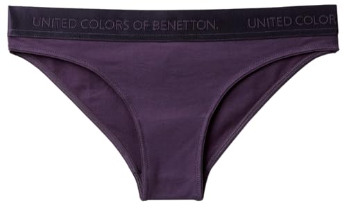 United Colors of Benetton Damen Slip 3OP81S01M Funktionsunterwäsche, Viola, L von United Colors of Benetton