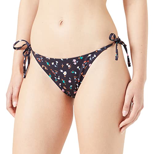 United Colors of Benetton Damen Slip Mare 3lwh5s02i Bikini-Unterteile, Schwarz mit Muster 72D, S von United Colors of Benetton