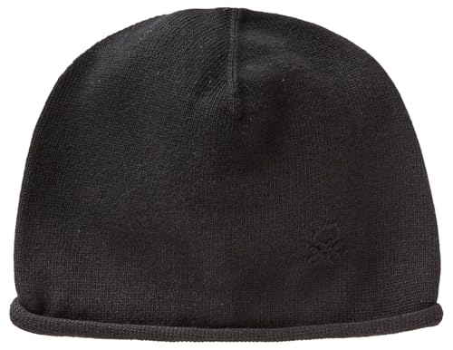 United Colors of Benetton Damen Strickmütze 1235da00y Beanie-Mütze, Schwarz, One Size von United Colors of Benetton