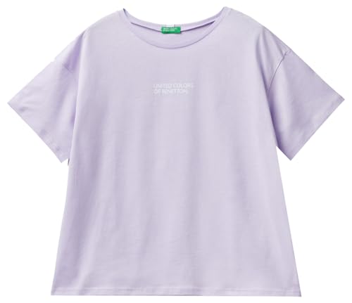 United Colors of Benetton Damen T-Shirt 30963M04R Pyjamaoberteil, Malve 26g, S von United Colors of Benetton