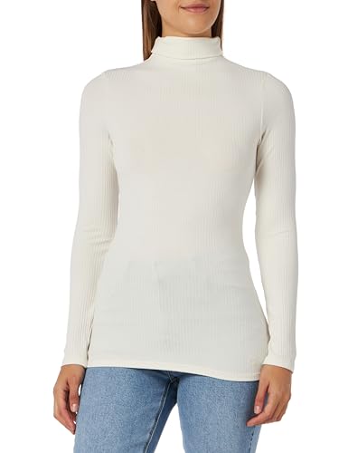 United Colors of Benetton Damen T-Shirt M/L 33lm3m859 Pullover, Bianco Panna 0r2, Small von United Colors of Benetton