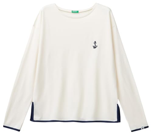 United Colors of Benetton Damen T-Shirt M/L 3y5e3m063 Pyjamaoberteil, Weiß, Large United Colors of Benetton Damen T-Shirt M/L 3y5e3m063 Pyjamaoberteil, Weiß, Large von United Colors of Benetton